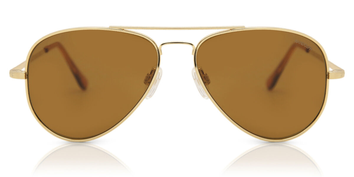 Randolph Engineering Aviator Polarized CR234 Pilot Gold Sunglasses ...
